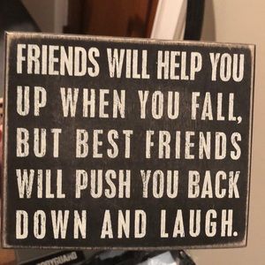 francescas wood sign